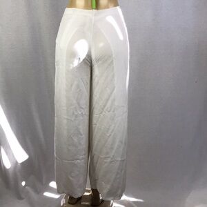 Zuliana wide leg white pants new with tags